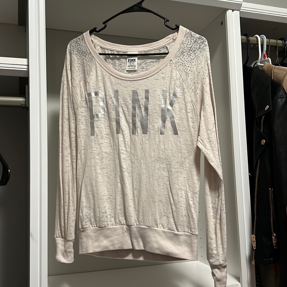 Xs Victorias Secret PINK top in cream